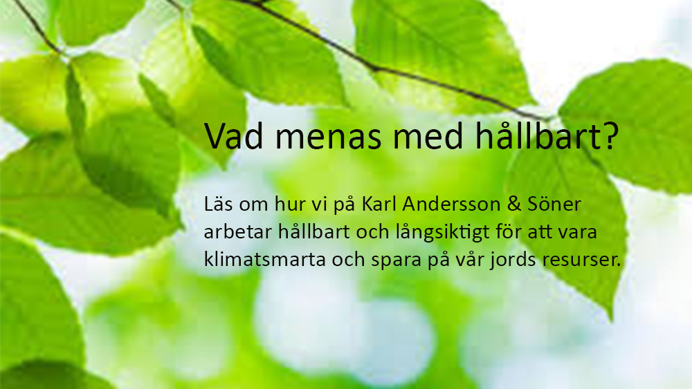 Hållbart Karl Andersson Söner